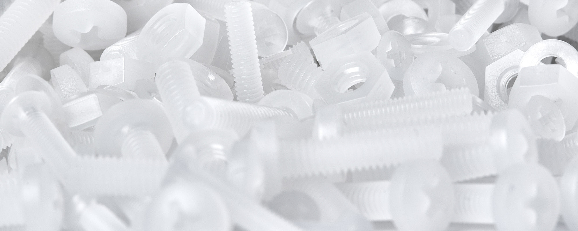 PVDF Screws, Bolts, Nuts, and Washers - High Performance Polymer-Plastic Fastener Components