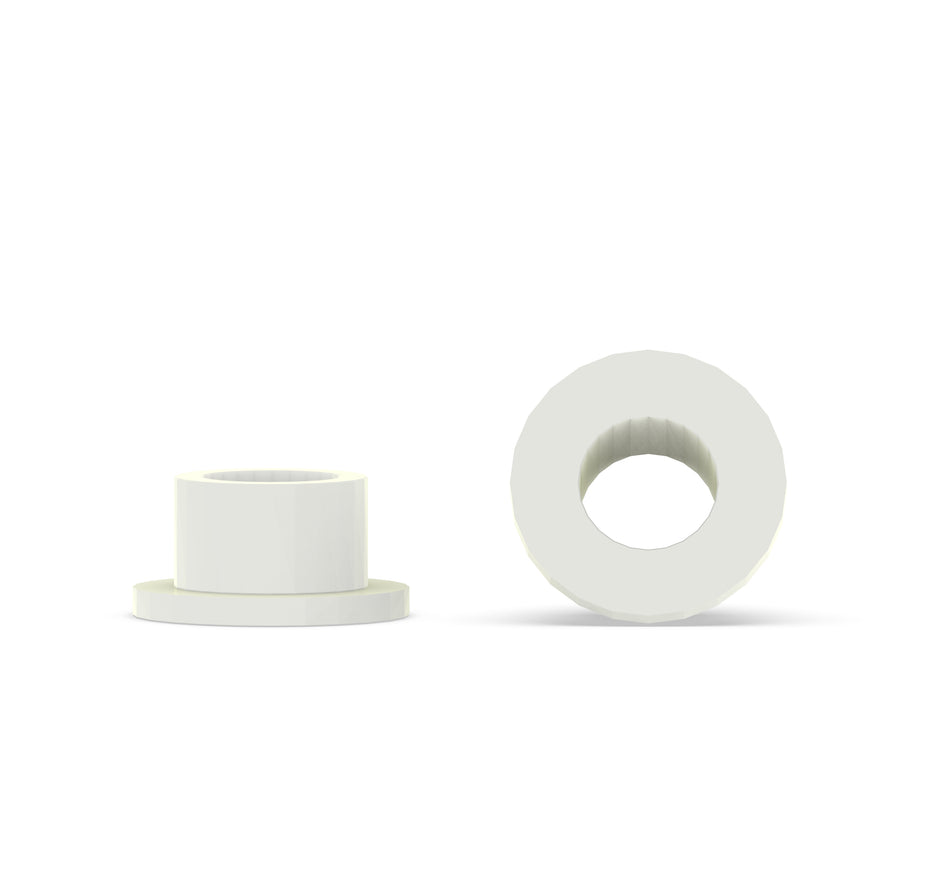 Polyamide (PA) Custom Manufactured Flanged Bushings