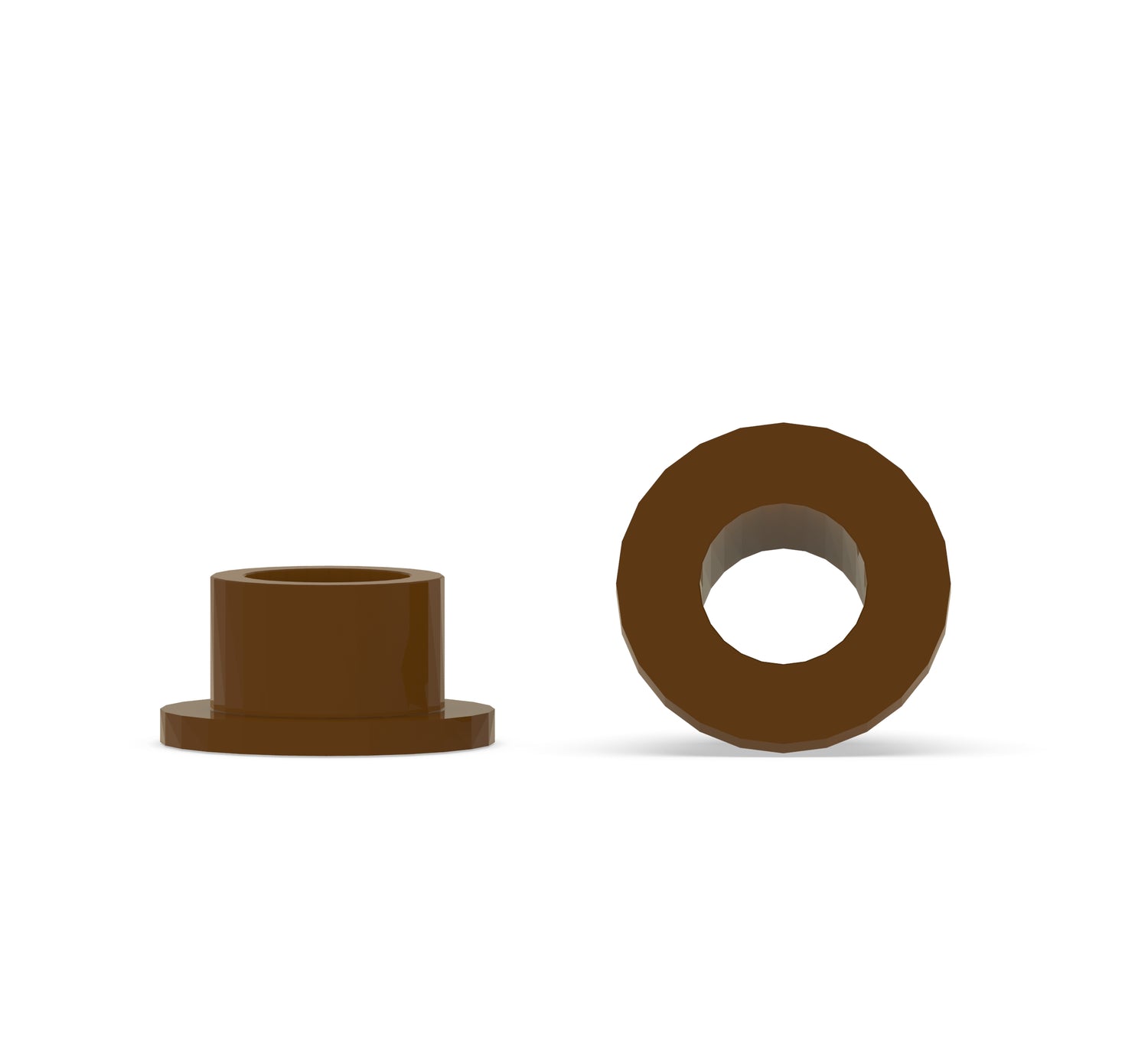 Polyimide (PI) Custom Manufactured Flanged Bushings