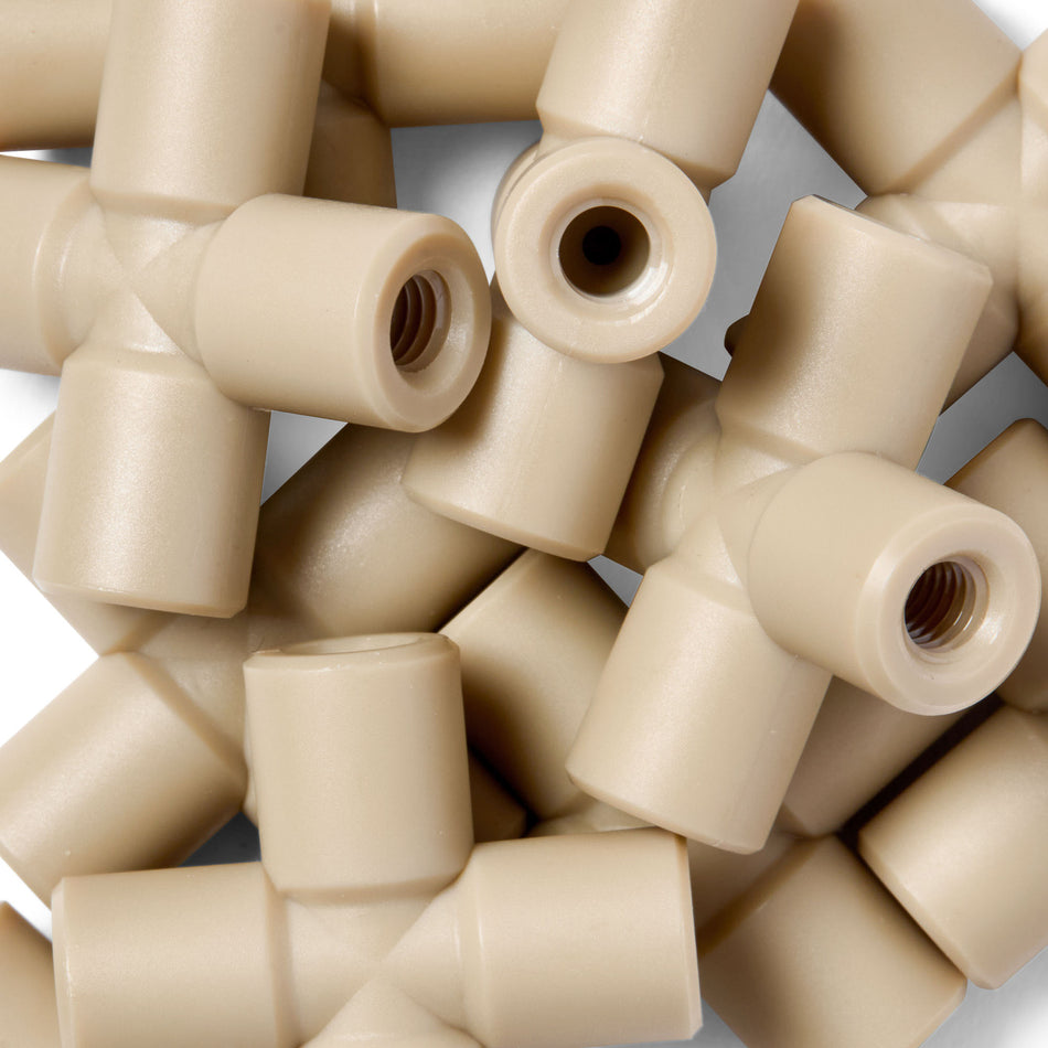 HPLC PEEK Four Way Union/Cross  (for 1/16" OD Tubing)