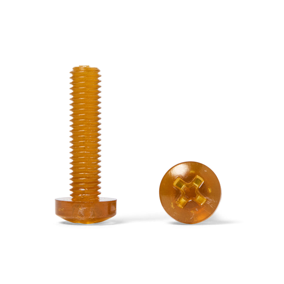 PEI Ultem Pan Head Screw - Cross Recessed Phillips - DIN 7985