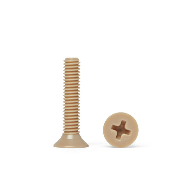 PEEK (GF30) Countersunk Flat Head Screws - DIN 965