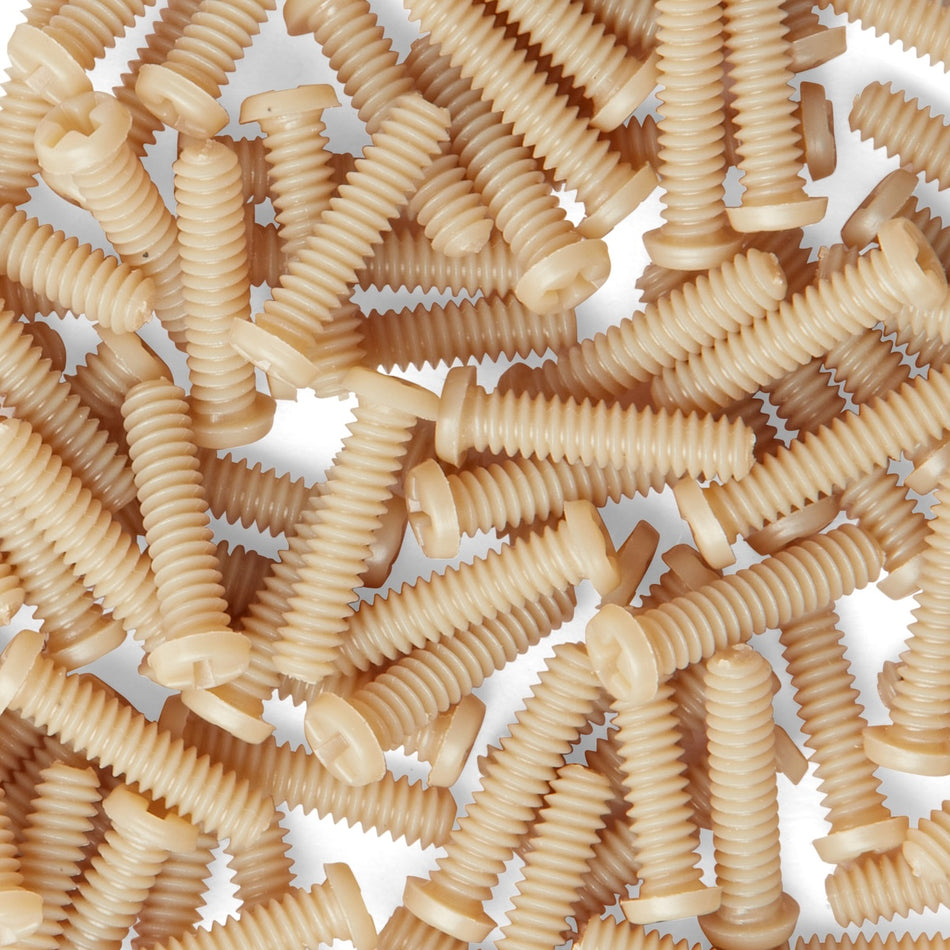 Vis à tête cylindrique à empreinte cruciforme micro PEEK GF30 - DIN 7985