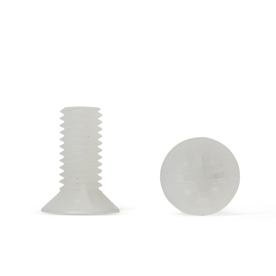 Vis à tête fraisée plate PVDF Kynar - DIN 965