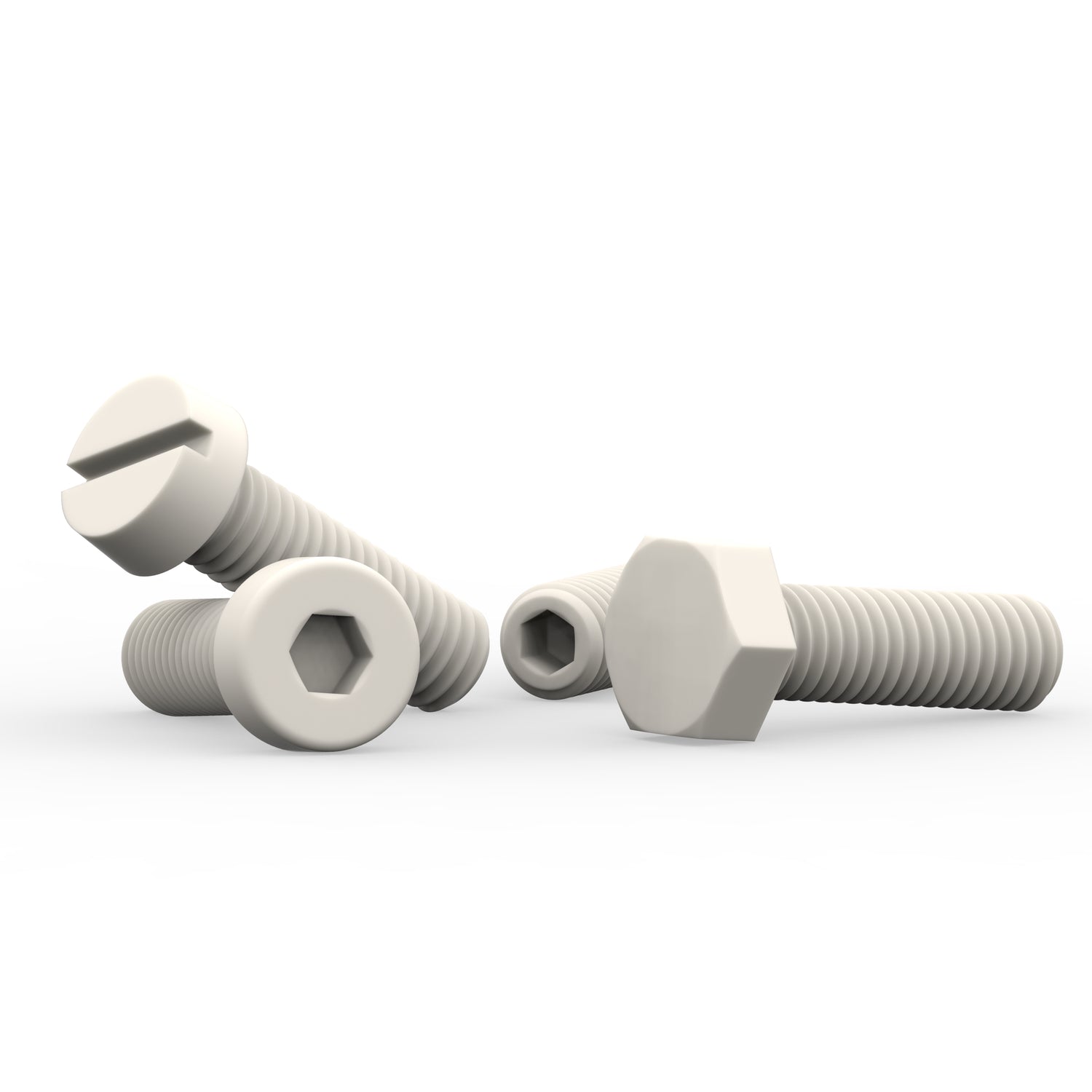 Ceramic Custom Manufactured Screws