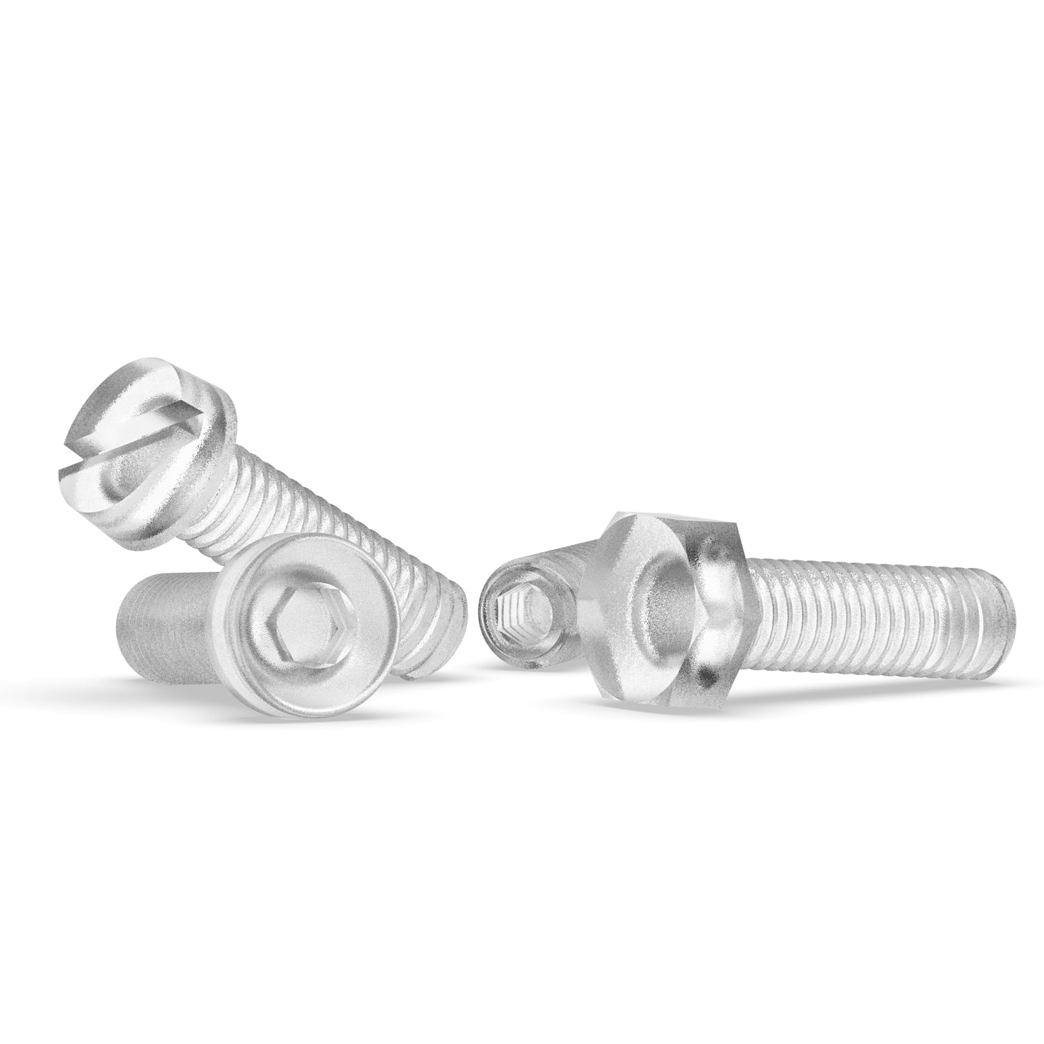 Polycarbonate (PC) Custom Manufactured Screws