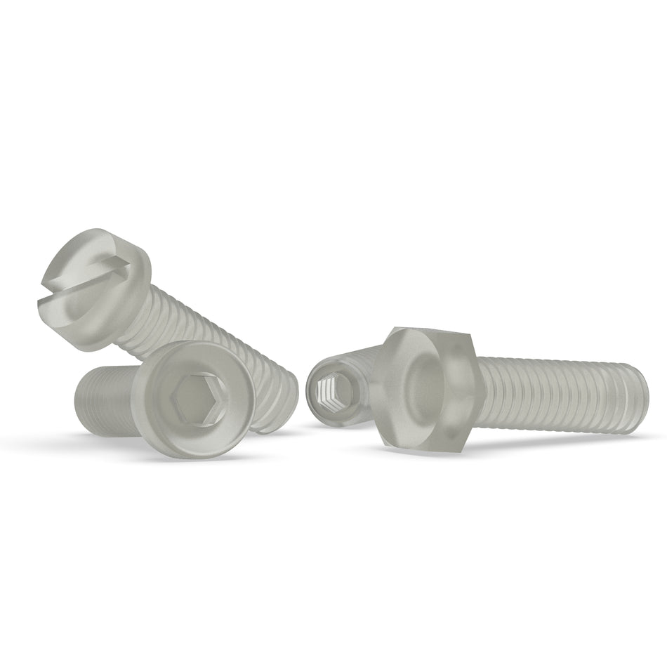 Polyethylene (PE) Custom Manufactured Screws