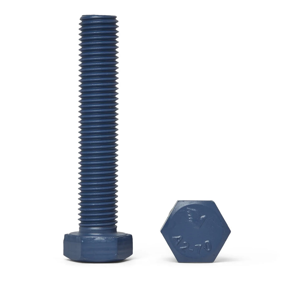 Vis à tête hexagonale à embase en acier inoxydable A2-70 revêtues de PTFE/Téflon - DIN 6921