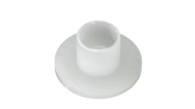 Polyacetal POM Flanged Bushings - High Performance Polymer-Plastic Fastener Components