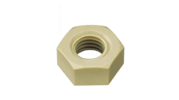 PPS Hexagon Nuts - High Performance Polymer-Plastic Fastener Components